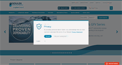 Desktop Screenshot of goulds.com